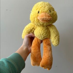 GUND fuzzy duck plush